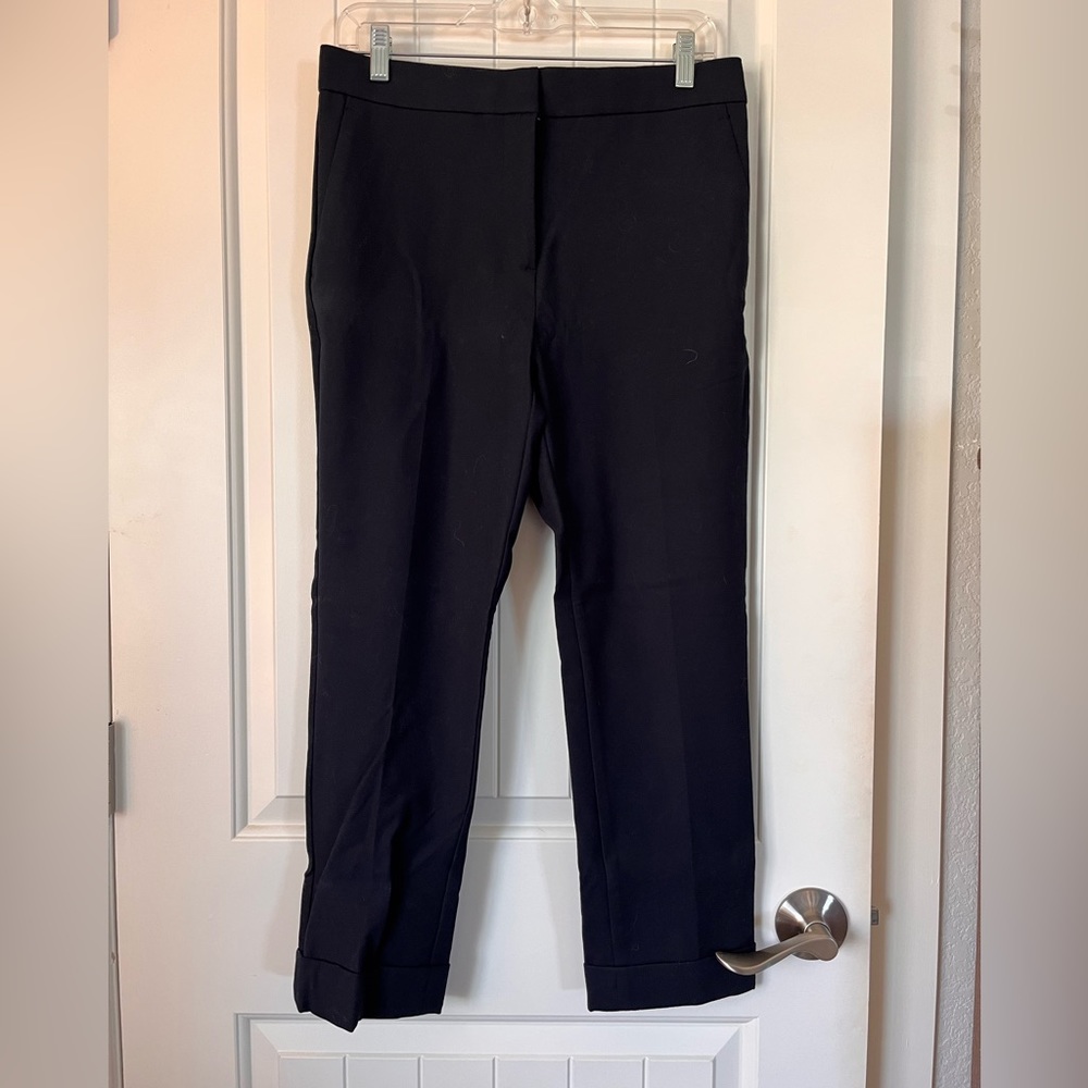 Ann Taylor Petite Navy Skinny Slacks